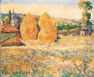Landscape, Haystacks