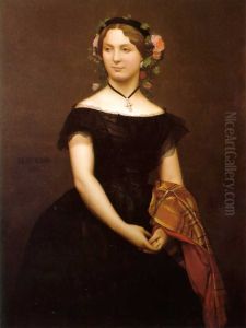 Portrait of Mademoiselle Durand by Jean-Leon Gerome
