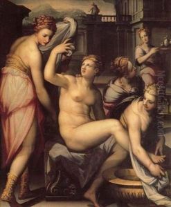 Bathsheba at her Toilette by Giovanni Batista Cipriani