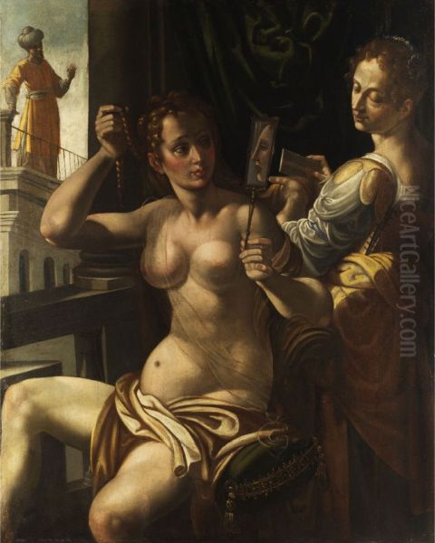 David and Bathsheba - view 1