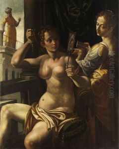 David and Bathsheba by unknown