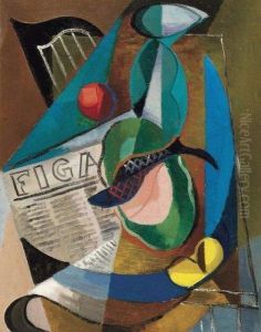 Nature Morte Avec Figaro by Georges Carrey