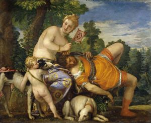 Venus and Adonis by Paolo Veronese (Caliari)