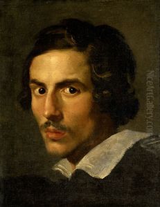 Self Portrait of Gianlorenzo Bernini as young man (1623) by Gian Lorenzo Bernini