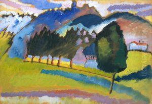 Landscape with Rolling Hills by Wassily Kandinsky