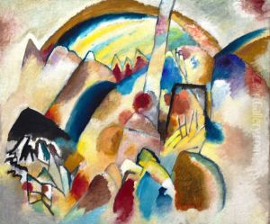 Landscape with Red Spots, No. 2 by Wassily Kandinsky