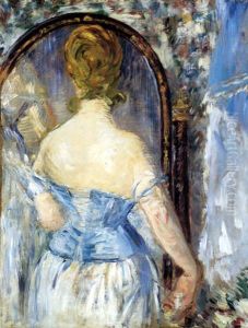 Devant la glace by Edouard Manet