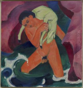 Young Boy with a Lamb; The Good Shepherd.