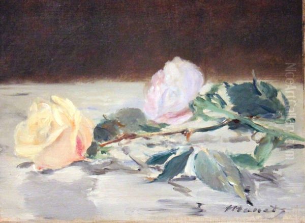 Natur-Morte, Deux Roses - view 1