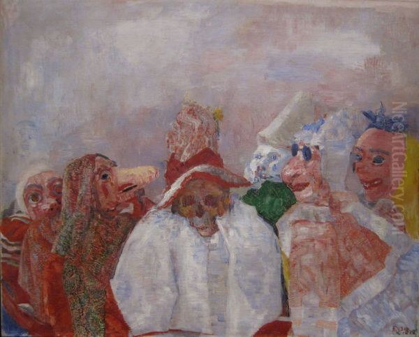 Masks Confronting Death - view 1
