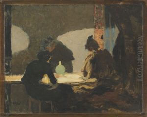 The Green Lamp by Jean-Edouard Vuillard
