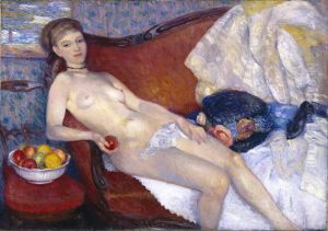 Nude with Apple