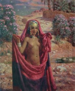 Baigneuse au clair de lune by Nasreddine Dinet