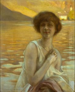 Portrait of a Lady by Paul Emile Chabas