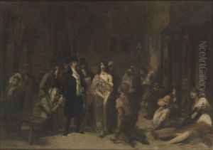 Pinel freeing the insane from their chains by Tony Robert-Fleury