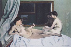 Die Ruhepause der Modelle by Felix Vallotton