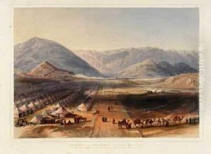 Encampment Of The Kandahar Army Under General Nott by Robert Carrick