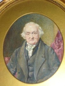 A Portrait Miniature Of A Gentleman