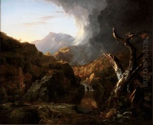 Landscape (Landscape with Tree Trunks) by Thomas Cole
