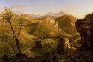The Vale of Calatafimi andTemple of Segesta, Sicily by Thomas Cole