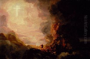 The Pilgrim of the Cross at the End of His Journey by Thomas Cole