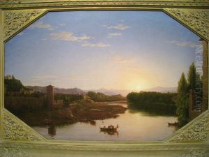 View on the Arno, near Florence