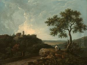 The Temple of the Sybil and the Campagna by Richard Wilson