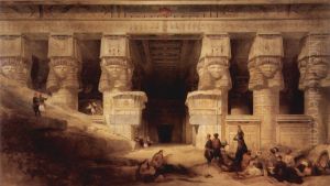 Der Tempel der Dendera by David Roberts
