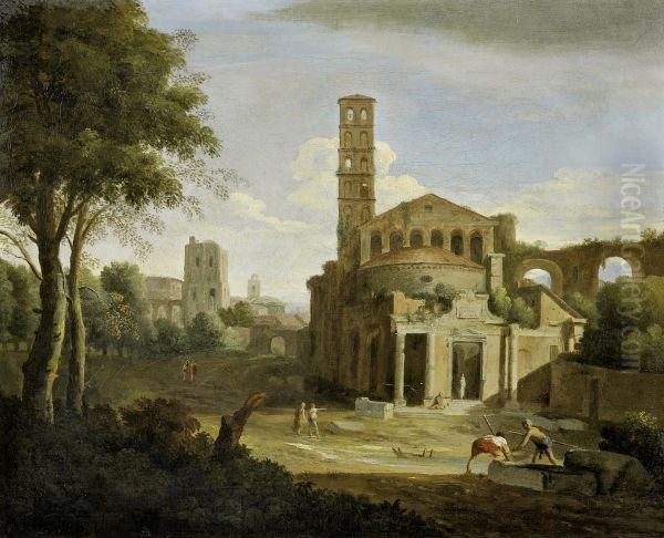 Ruin landscape. - view 1