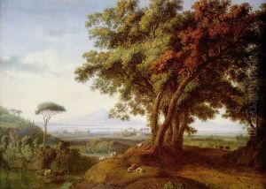 Paesaggio italiano. by Jacob Philipp Hackert