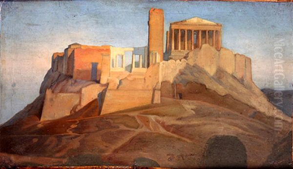 View of the Acropolis of Athens - view 1