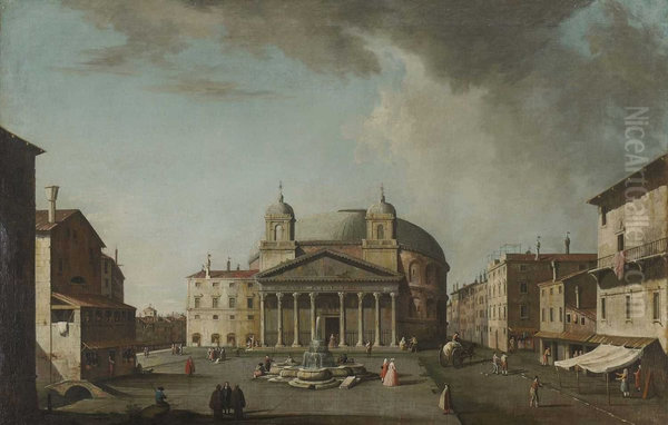 Roma, Piazza della Rotonda und Pantheon - view 1
