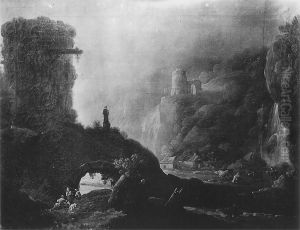 Landscape with ruins.
