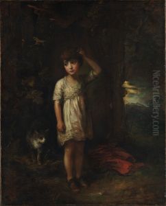 A Boy with a Cat-Morning by Thomas Gainsborough