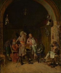 Examining Antique Arms by Jose Villegas Cordero