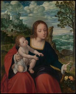 The Rest on the Flight into Egypt by Jan Matsys
