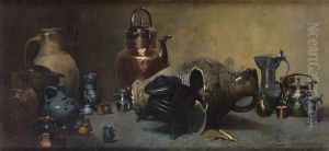 Le Pot De Fer Et Le Pot De Terre by Pierre Carrier-Belleuse