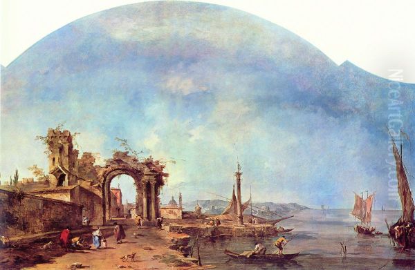 Capriccio an den Ufern der Lagune - view 1