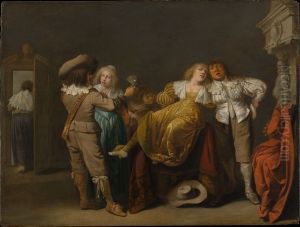 A Party of Merrymakers by Pieter Quast