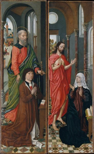 Saint Paul with Paolo Pagagnotti; Christ Appearing to His Mother - view 1