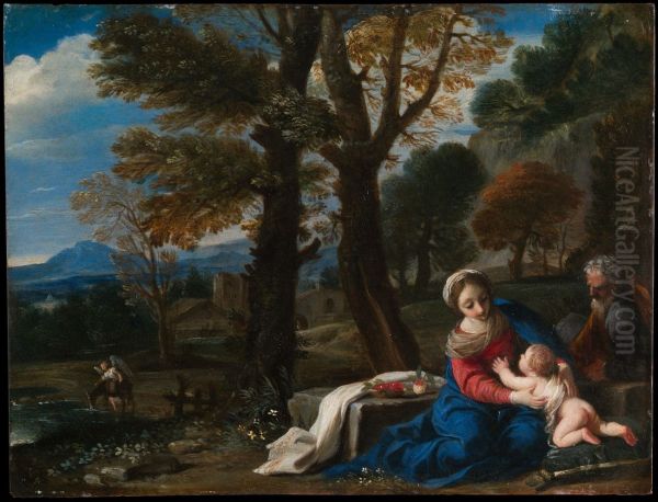 The Rest on the Flight into Egypt - view 1