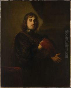 Portrait of a Man with a Breastplate and Plumed Hat