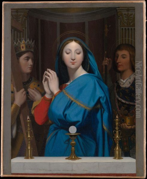 The Virgin Adoring the Host - view 1
