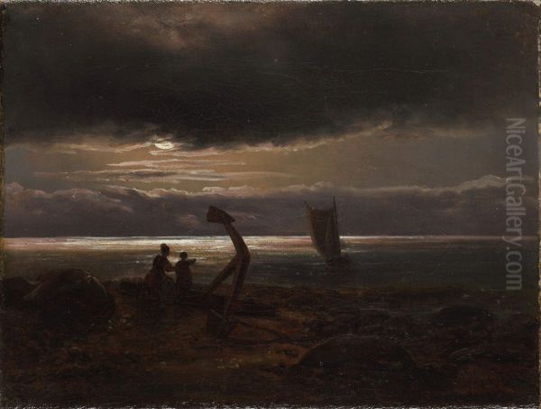 Mother and Child by the Sea - view 1