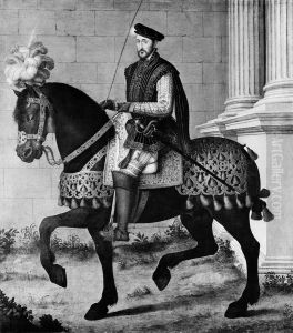 Henry II (1519-1559), King of France by Francois Clouet