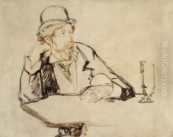 George Moore at a Cafe - view 1