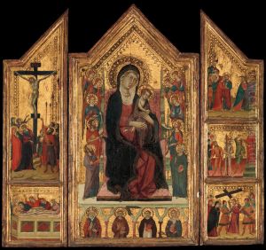 Madonna and Child Enthroned