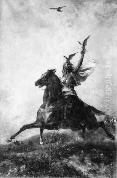 The Arab Falconer - view 1