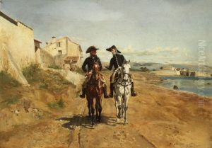 A General and His Aide-de-camp by Jean-Louis-Ernest Meissonier
