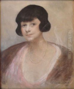 Jeune Femme Au Collier De Perles by Pierre Carrier-Belleuse